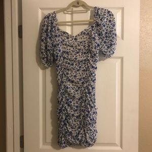 All in Favor Sasha Ruched Mini Dress